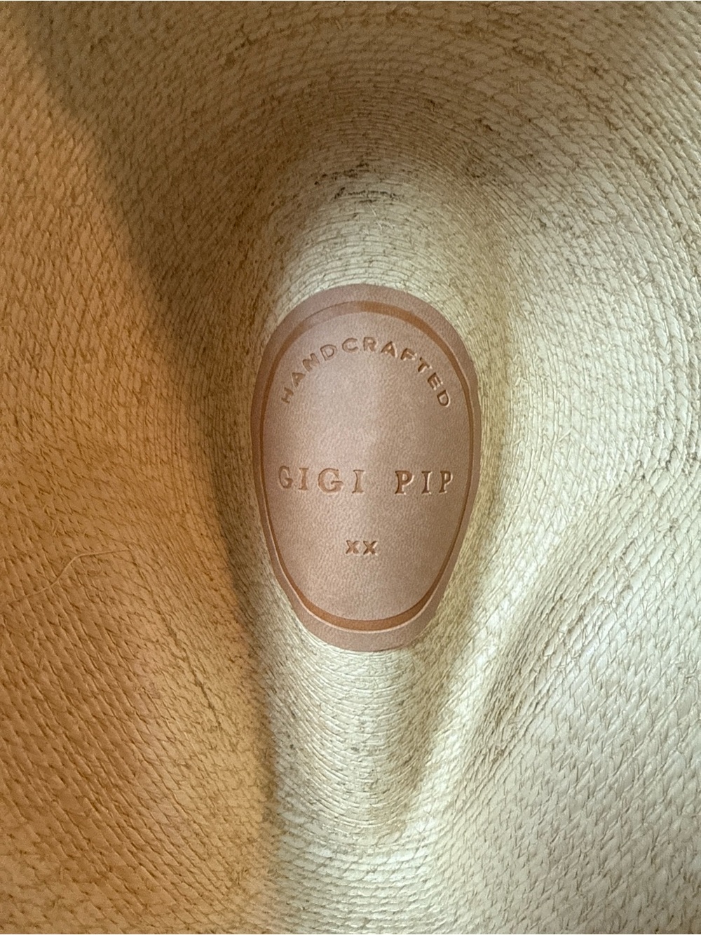 GIGI PIP Neutral Rancher Straw Hat with Leather Band - Picture 3 of 7